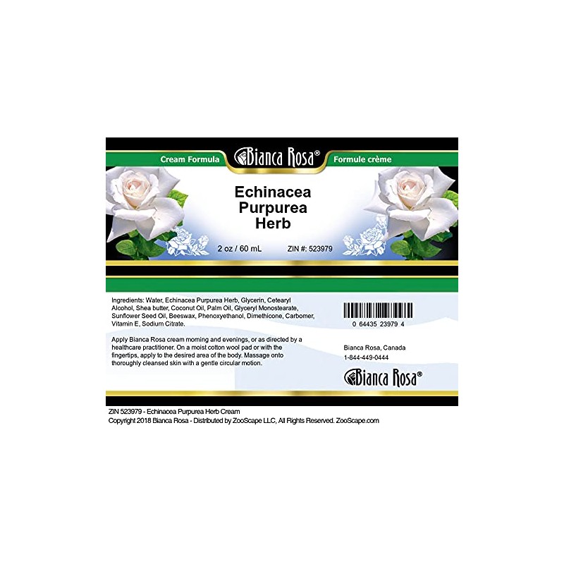 Bianca Rosa Echinacea Purpurea Herb Cream (2 oz, ZIN: 523979)