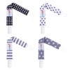 ALVABABY 8 Packs Pacifier Clips For Neutral Boys Girls Pacifier