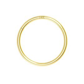 COCHARM 14K Solid Gold 18g/16g Nose Rings 16G Septum Rings Yellow Gold Tragus Helix Cartilage Conch Earring Hoops 18 Gauge Piercing Hoop, 20g-10mm, Yellow Gold, cubic-zirconia