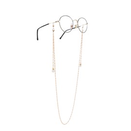 Women Eyewear Chain Fashion Metal Chain Halter Mask Anti-lost Lanyard (Style1)