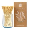 Pospetia Wheat Stem Disposable Natural Straws, Natural Real Color Scandinavian