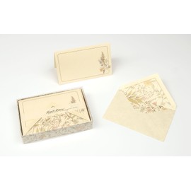 Kartos Boxed Double Greetings Cards & Envelopes Italian Stationery (Primavera)