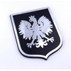 Poland Polska Eagle Black Chrome Plastic car Emblem Decal Sticker