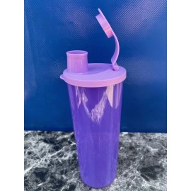 Tupperware tumbler with flip top 16oz  Various Colors to Choose From - Purple
