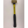 Hackett 1.5BF Nonmarring Brass Head Hammer 1-1/2 lb, Fiberglass Handle