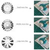 AMASEWART 45mm Crochet Edge Rotary Cutter Blades, Skip Stitch Rotary