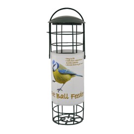 Green jem Bird Suet Fat Ball Feeder, 8.5x8.5x24 cm, 20263