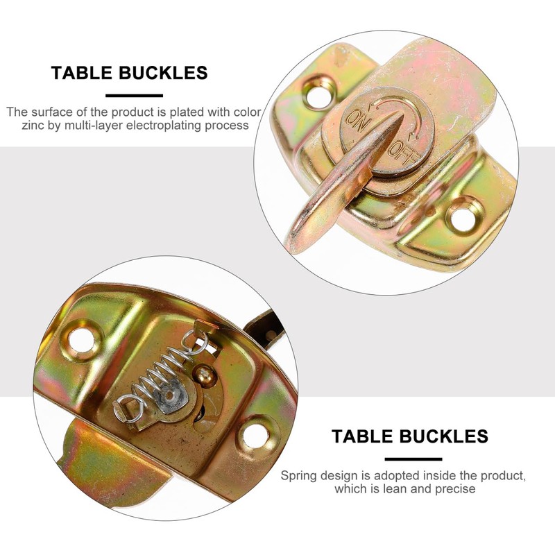 HOMSFOU 4pcs Dining Table Lock Drawer Buckle Accesorios para Escritorio