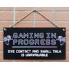 CARISPIBET Gaming in progress | Home decorative sign Bedroom decoration