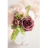Ling's Moment Dusty Rose Wedding Centerpieces Flowers Mini Bridesmaid Bouquets