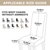 Alishomtll Dining Room Chair Covers Set of 6, High Stretch