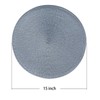 AHHFSMEI Round Braided Placemats 15 Inch Round Table Mats for
