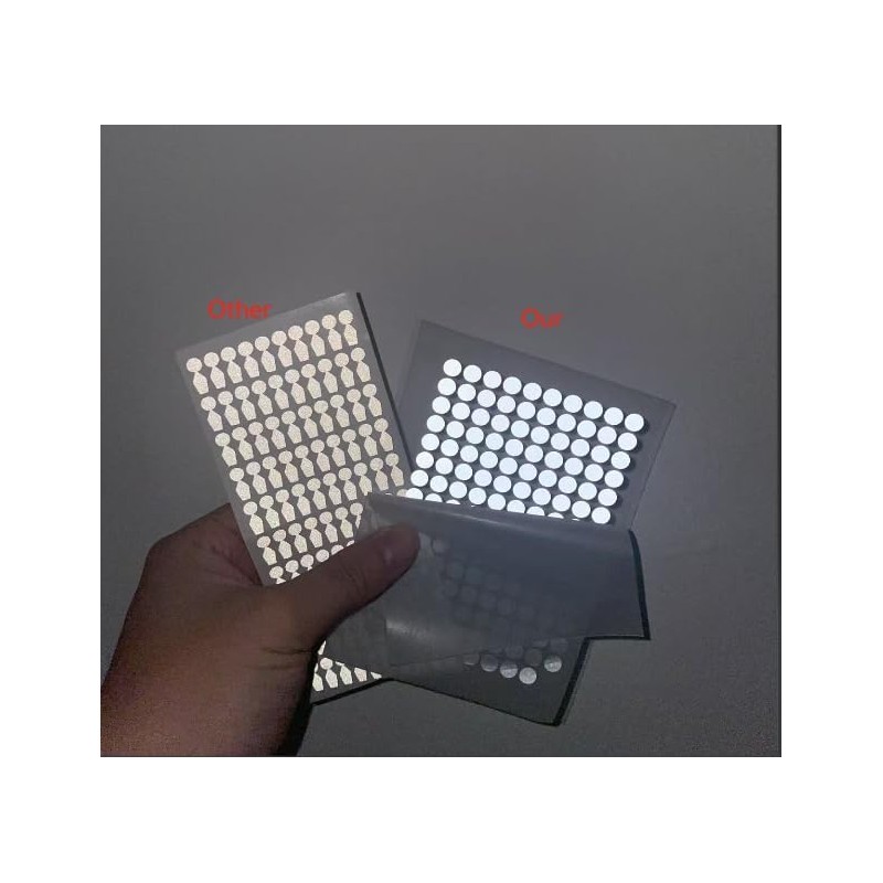 0.25" Reflective Dot Stickers for Golf Launch Monitors – 300
