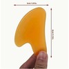 Generic Premium Guasha Massage Scraper Tool (Orange Heart Plate)