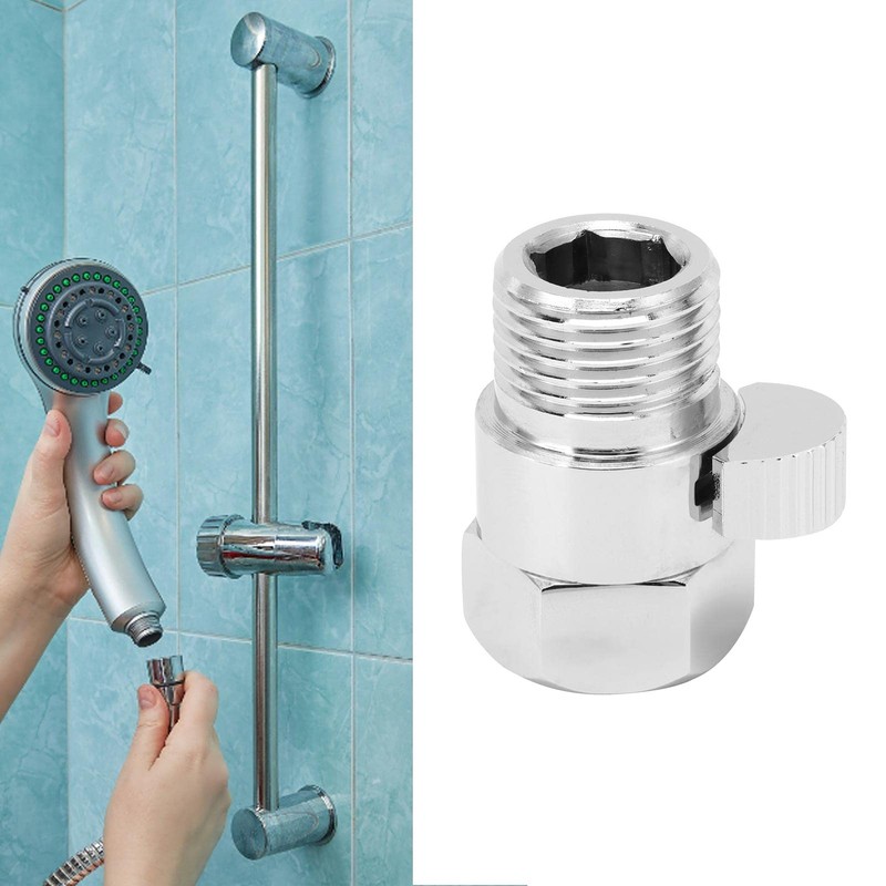 Shower Head Shut Off Valve, Brass Leakproof Shower Shut Off