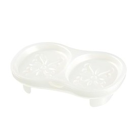 Vernal Renewal Soap Dish Soap Rest Pearl White (White) Facial Wash Goods