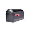 Architectural Mailboxes 7900-1B-R-10 Barrington Postmount Mailbox, Large, Black