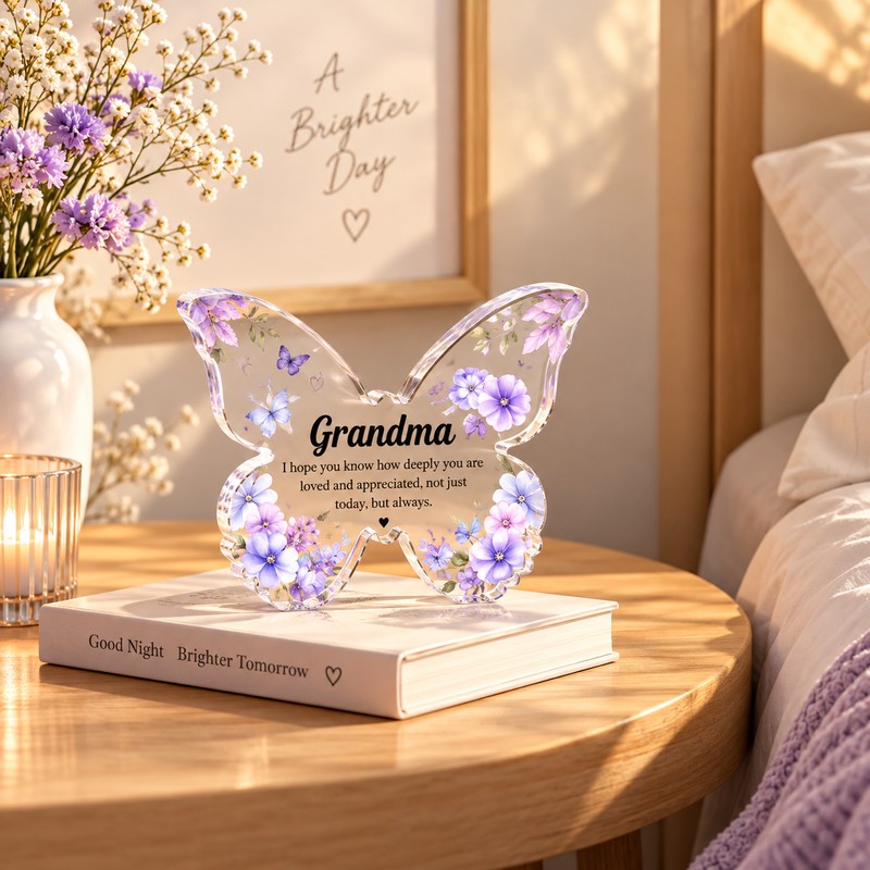 Grandma Acrylic Plaque for Birthday & Christmas Gifts – Heartfelt