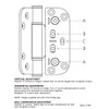 Nico Loadpro 3D Upvc Composite Butt Type Door Hinge White