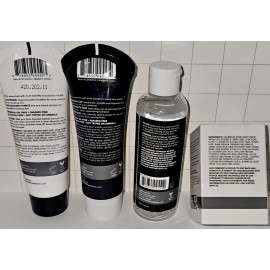 Global Beauty Care 4pc Global Beauty Care POWER  Face Wash, Moisturizer, Toner & Bubbling Clay Mask