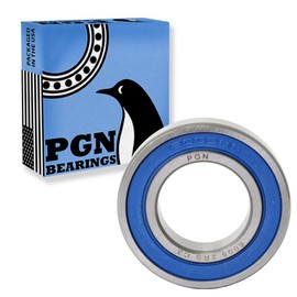 PGN (30 Pack) 6005-2RS Bearing - Lubricated Chrome Steel Sealed Ball Bearing - 25x47x12mm Bearings with Rubber Seal & High RPM Support