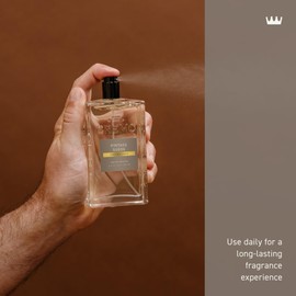 Cremo Cologne For Men - Vintage Suede Mens Cologne Spray, A Combination of White Moss, Rich Amber, and Smooth Suede, Multi-Layered Signature Men's Fragrances, 3.4 Fl Oz