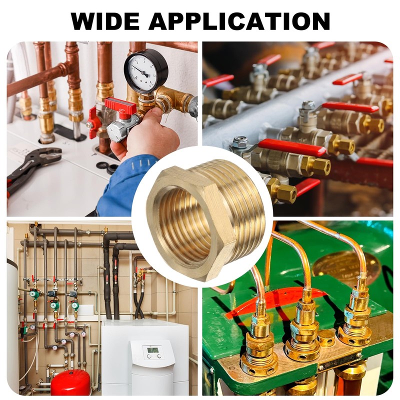sourcing map 6Pcs G3/4" Male x G1/2" Female Threaded Reducing