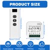 Wireless Roller Shutter Control Retrofit Set, Smart Blind Switch Compatible