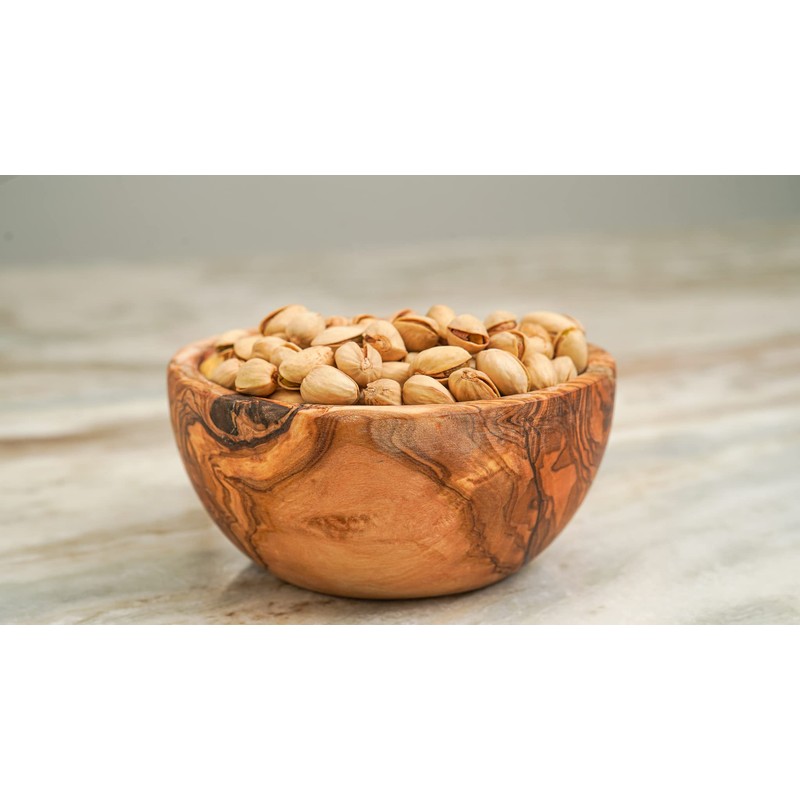 Lipper International 6011 Olive Wood Serving Bowl for Salads, Fruit,