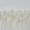 Ecru Sheer SIDELIGHT Curtain 29" Wide 35" Length Rod Pocket