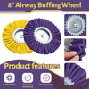 Liliful 12 Pcs 8" Airway Polishing Wheel Kit in Diameter