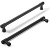 khtumeware 2 Pack Matte Black Cabinet Pulls 10 Inch(256mm) Center