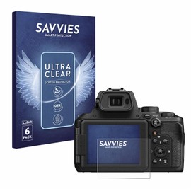 Savvies 6 Pack Screen Protector compatible with Nikon Coolpix P950 Protection Film Clear
