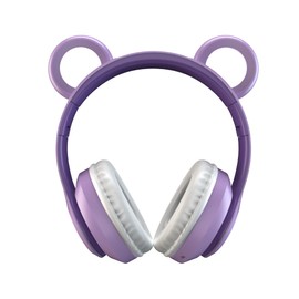 Care Bears Wireless LED Headphones with Light-Up Ears, Bluetooth Headphones for Kids, Adjustable Headband, Multicolor Lights, Hands-Free Calls & Audio, 8-Hour Battery Life