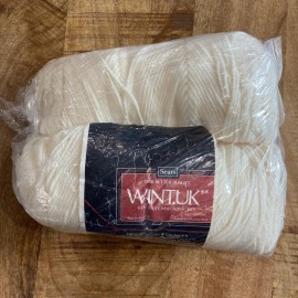 Sears Wintuk Orlon Acrylic Yarn Color White 2 pack Sears Wintuk Orlon Acrylic Yarn Color White  3.5 oz Vintage RARE 4 ply