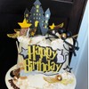 Wizard Birthday Cake Decorations Castle Cake Decorations Glitter Wizard Themed