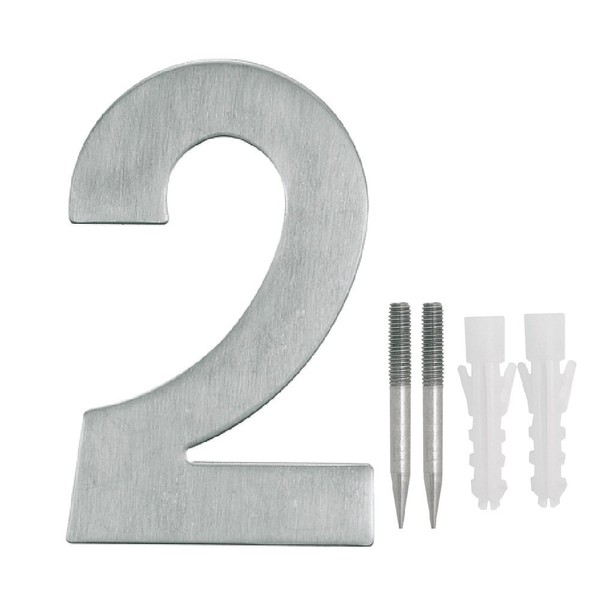 Nuzamas House Number Plate 2 Stainless Steel Hotel House Address