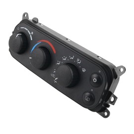 A/C Air Conditioning Heater Control Panel Compatible with Dodge Ram 1500 2500 3500 2002-2005 Dodge Dakota 2001-2004 Replace 599-212