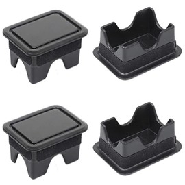 4PCS Black ABS Rear Trunk Tail Box Protective Cover Trim Fit for Ram 1500 2018 2019 2020 2021 Car Accessories