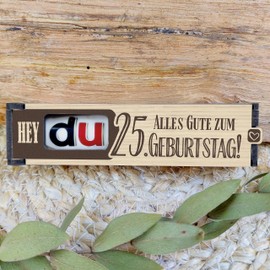 Generisch 25 Geburtstag - Schokoriegel Geschenkbox inkl. Duplo - 25 Geburtstag Deko, Geschenkideen zum 25 Geburtstag, 25 Geburtstag Frauen, 25 Geburtstag Männer, 25 Geburtstag Geschenk