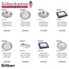 SILBERKANNE Exclusive Key Ring with Hearts 8 x 3.5 cm
