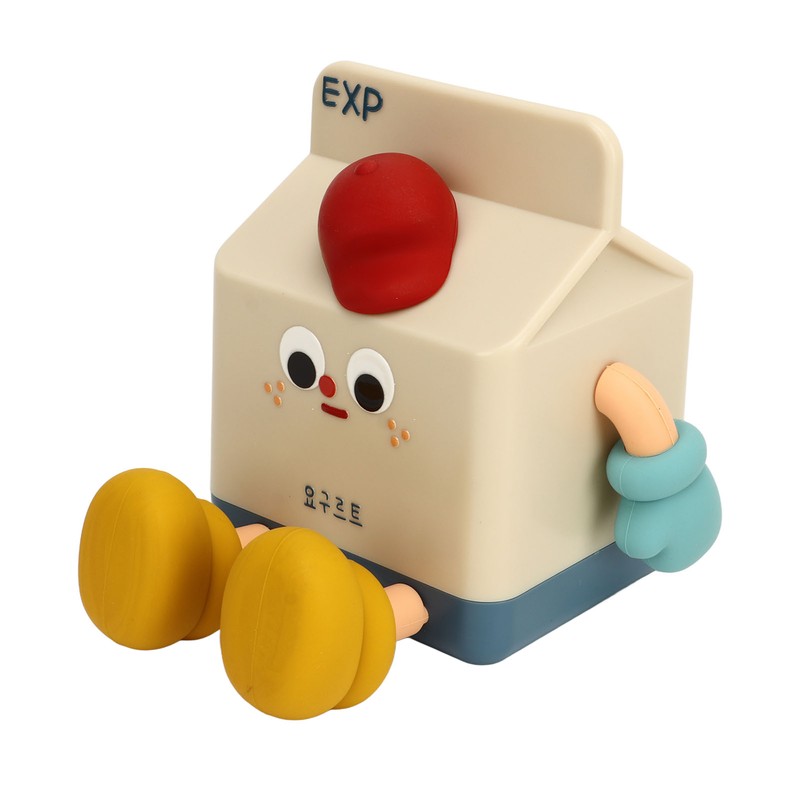 Milk Box Night Lamp Rechargeable LED Night Light Timing Bedside