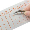 BOGEEL Arabic Keyboards Stickers PVC Keyboards Sticker Letters Clear for