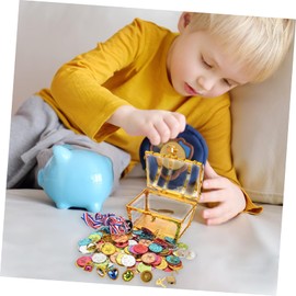 ORFOFE Pirate Treasure Chest Set for Boys and Pretend Play Jewelry Box with Accessories Safe Rounded Edges Lightweight Decor for Pirate Party Favors and Stage Props