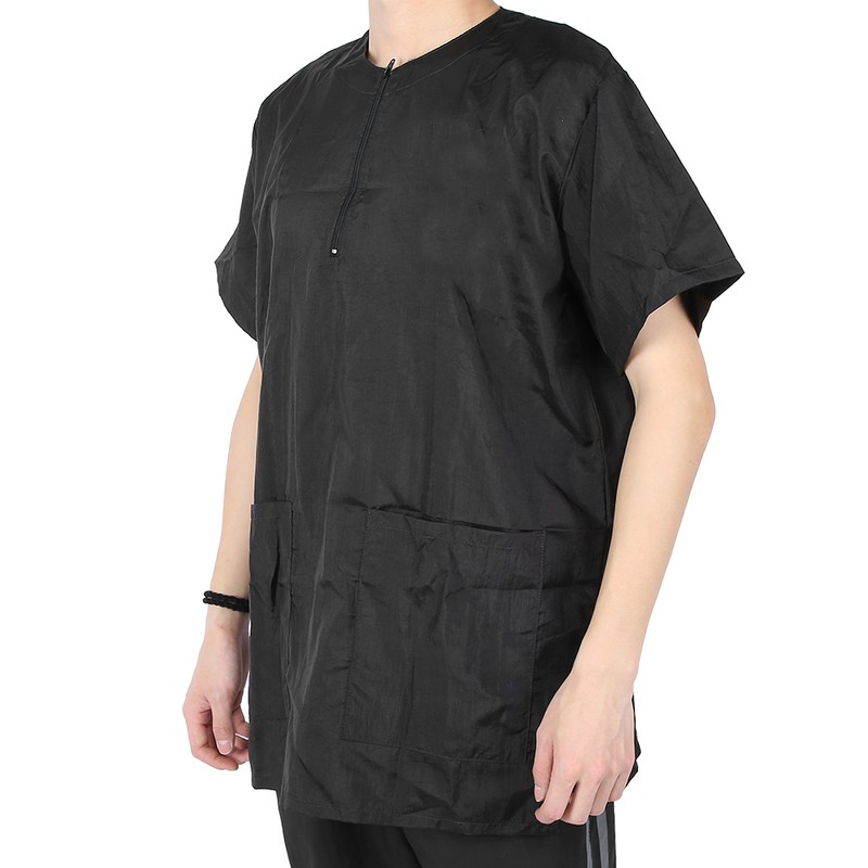 Hair Stylist Grooming Smocks Haircut Cape Barber Apron with Pockets