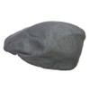 e4Hats.com Men's Linen Summer Ivy Cap - Slate Grey M-L