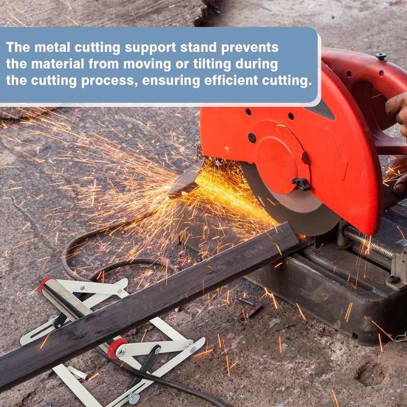 Adjustable Support Frame for Cutting Machines, Foldable Cutting Machine, Standing,