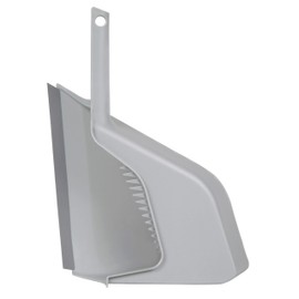 TIVIT UP Broom Holder Dustpan - Good Comfort Grip Snap-on Dustpan for Small Hand Brush, Indoor or Outdoor, Rubber Lip, Lightweight, 13 in