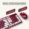 Wireless Keyboard and Mouse Combo, Reccazr 2.4G Full-Sized Keyboard and