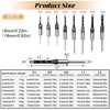 Square Hole Drill Wood, 8 Pieces Woodworking Drill Bit 6/6.4/8/9.5/11/12.7/14/16